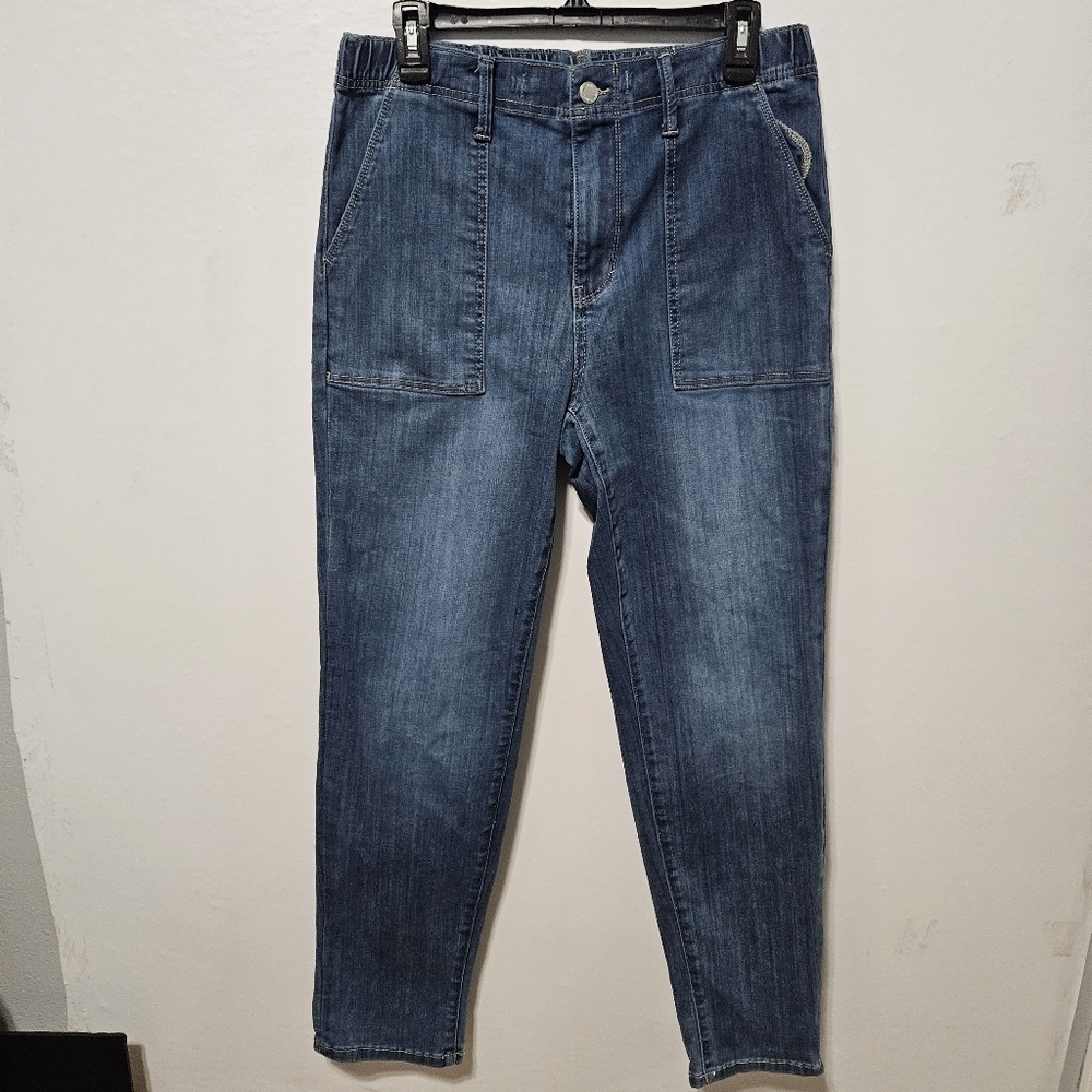 Judy Blue Womens Jeans Size 9/29 Stretch Waist Straight Leg Denim Med. Wash B16